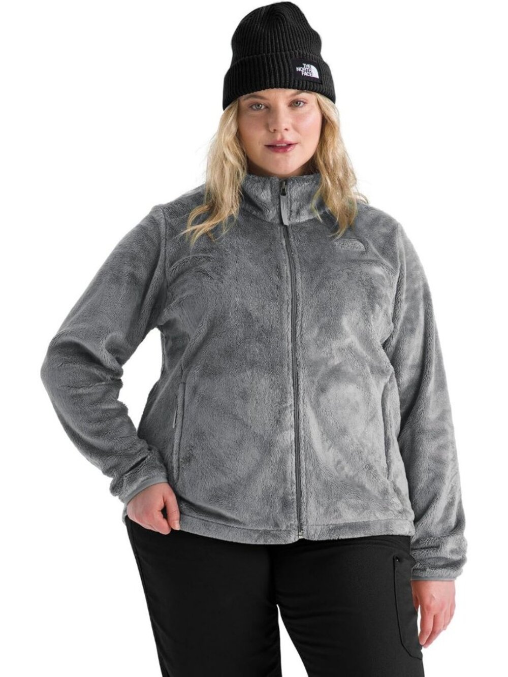 Cozy Plus Size Fleece Osito Jacket - Warm, Soft, Outdoor Layer for All Seasons